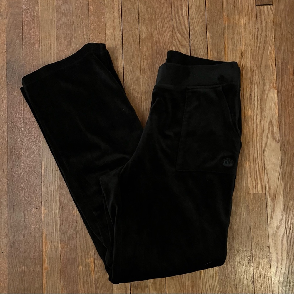 Black Juicy Couture Velour Lounge Pants